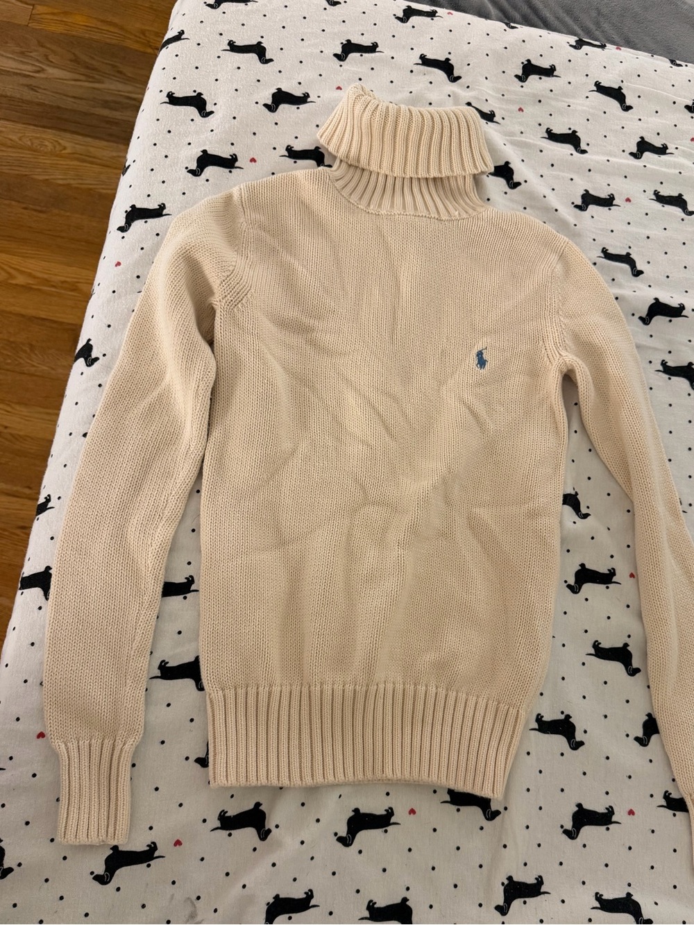 Ralph Lauren Sport vintage Cream Knit Sweater